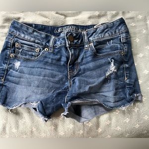 Jean shorts, stretchy
